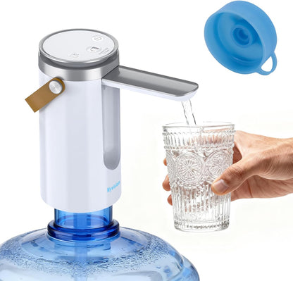 Portable USB Rechargeable Electric Water Pump for 3-5 Gallon Jugs