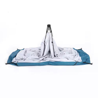Portable 2-Person Pop-Up Privacy Tent | Blue Camp Changing Room & Shower Shelter
