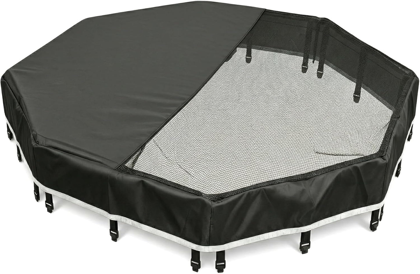 Happy Camper Portable Pet Playpen – Foldable 8-Panel Exercise Pen with Waterproof Base