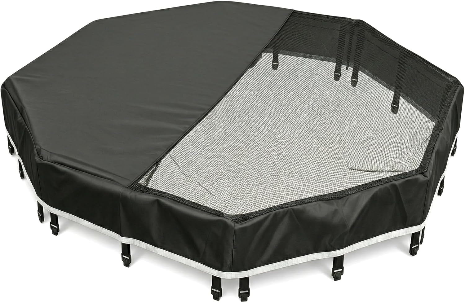 Happy Camper Portable Pet Playpen – Foldable 8-Panel Exercise Pen with Waterproof Base