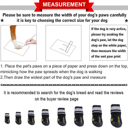 All-Weather Dog Boots | Waterproof Skid-Resistant Paw Protectors