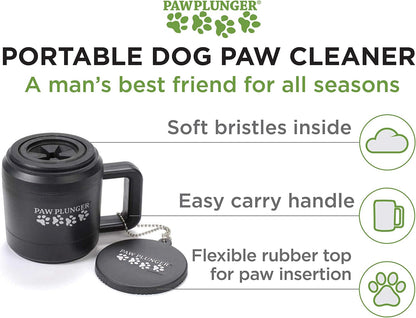 No-Mess Portable Dog Paw Washer & Plunger Cup