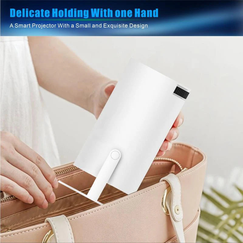 Smart Portable Outdoor Projector | WiFi & Bluetooth Movie Nights for Van Life and Camping