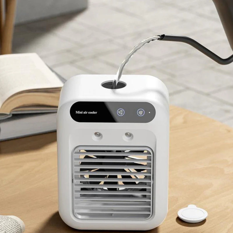 Personal Evaporative Air Cooler & Humidifier | Portable AC Fan for Van Life & Camping