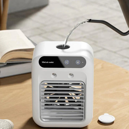 Personal Evaporative Air Cooler & Humidifier | Portable AC Fan for Van Life & Camping