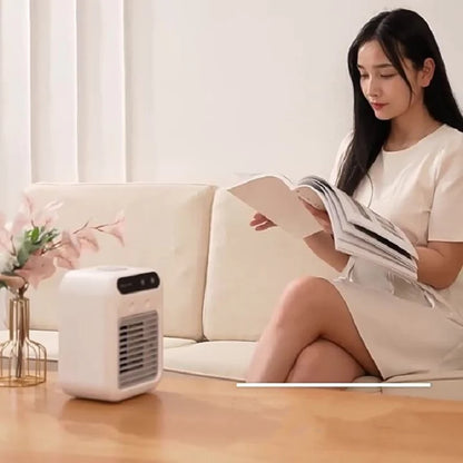 Personal Evaporative Air Cooler & Humidifier | Portable AC Fan for Van Life & Camping