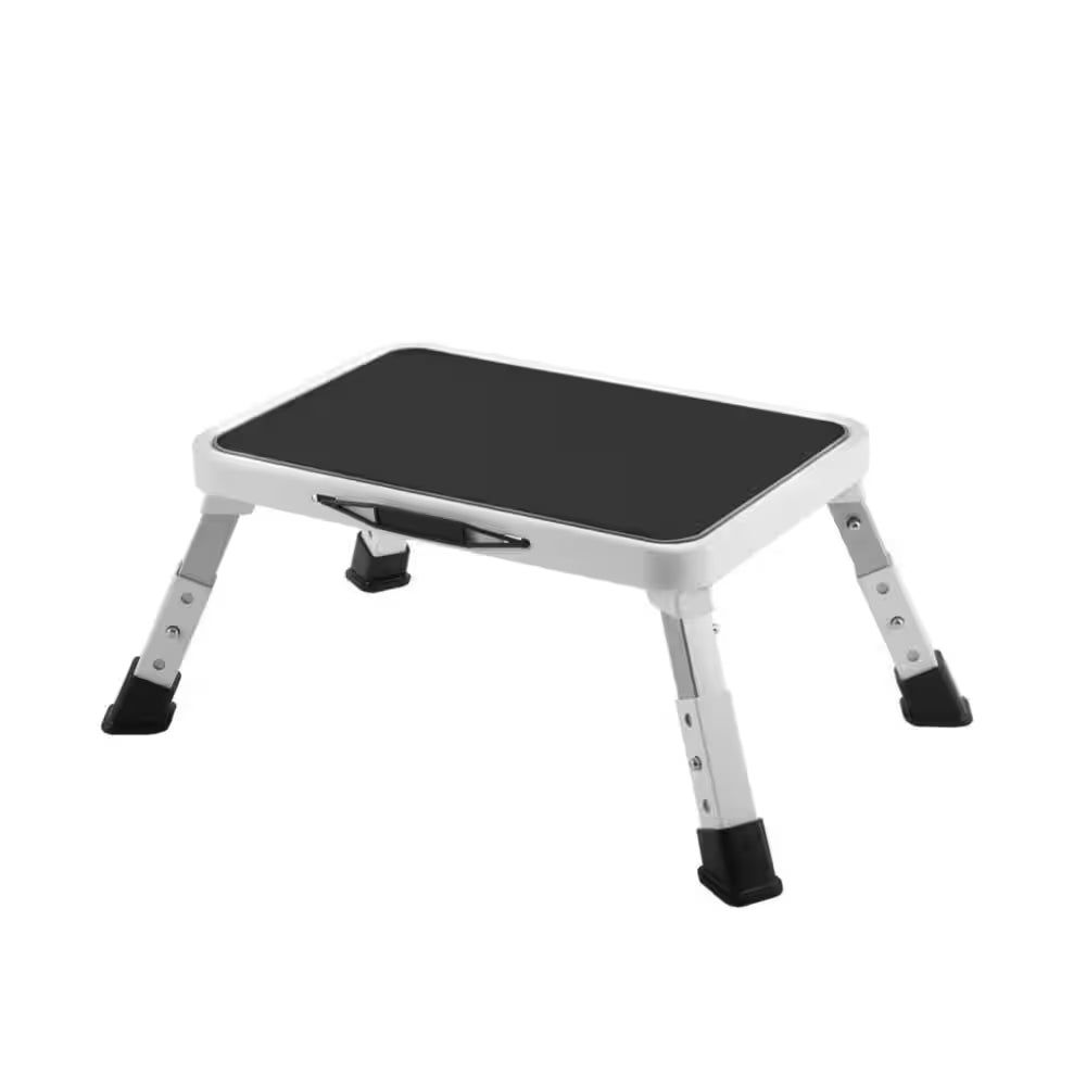 1 .25 Ft. Metal Folding Work Platform with Non-Slip Platform, 330 Lbs. Load Capacity