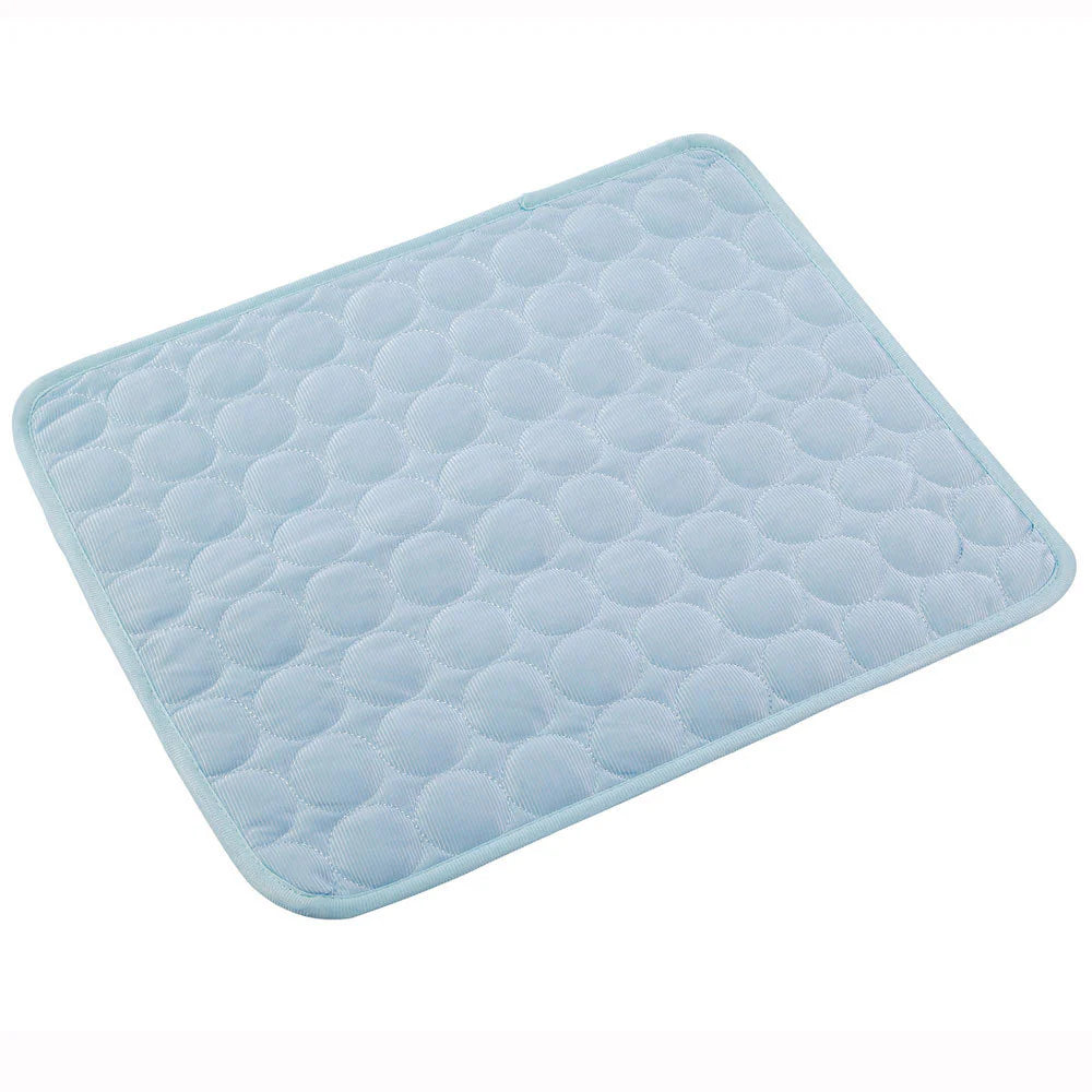 Portable Ice Silk Pet Cooling Mat | Summer Travel Bed for Camp Dogs & Cats