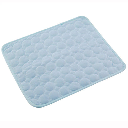 Portable Ice Silk Pet Cooling Mat | Summer Travel Bed for Camp Dogs & Cats
