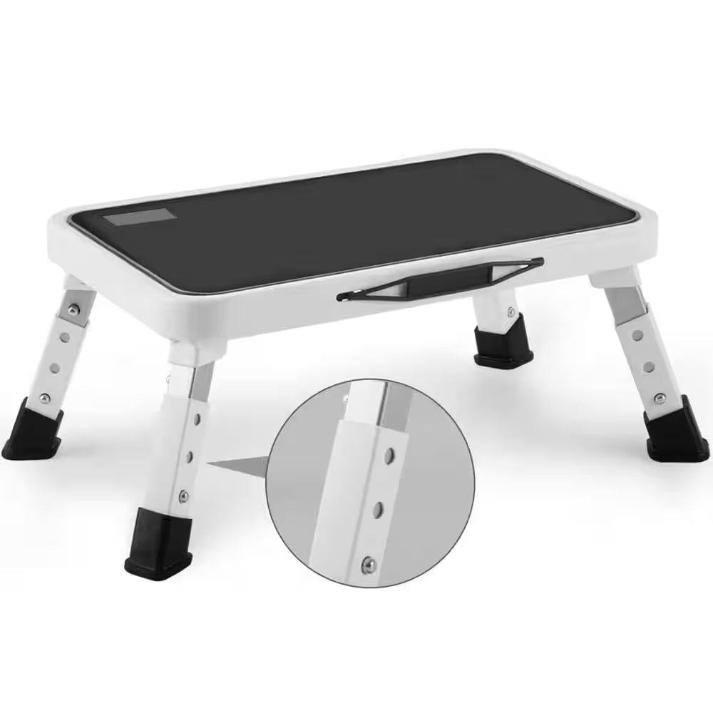 1 .25 Ft. Metal Folding Work Platform with Non-Slip Platform, 330 Lbs. Load Capacity