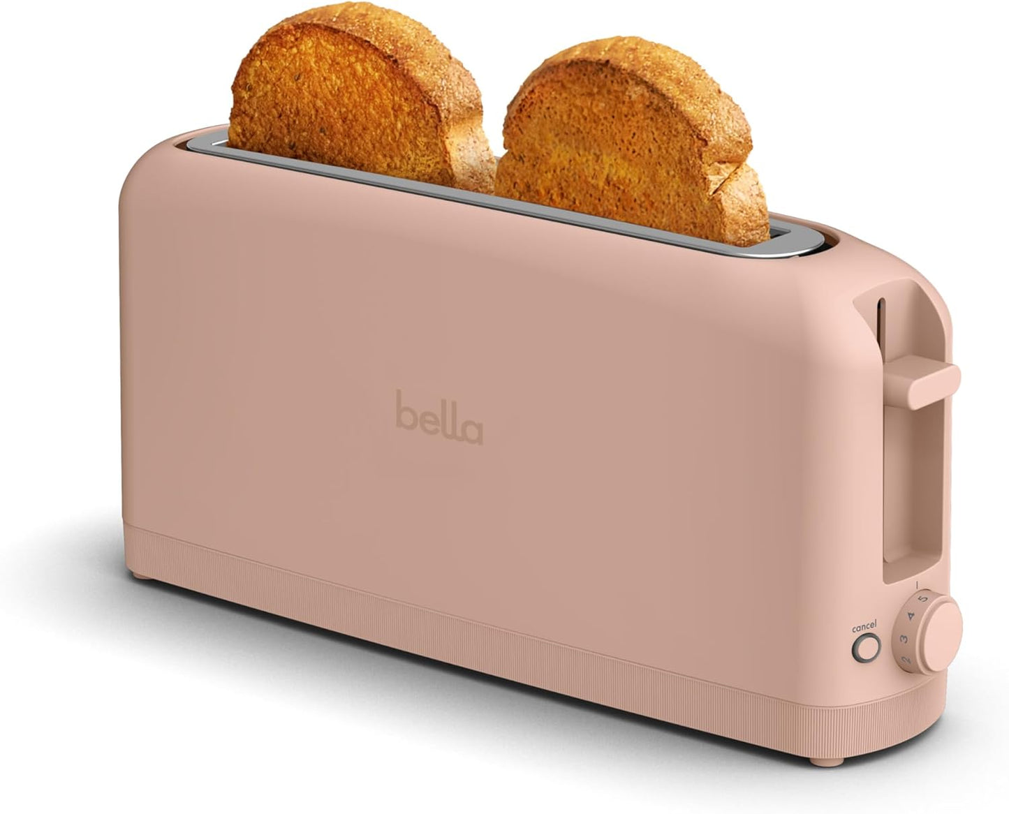 Ultra-Slim 2-Slice Long Slot Toaster | Space-Saving RV & Camper Kitchen (Surf) 900 Watt