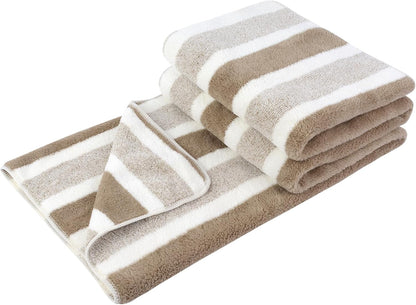 Dog Towel Super Absorbent Pet Bath Towel Microfiber Dog Drying Towel for Small, Medium, Large Dogs and Cats 30Inch X 50Inch Purple