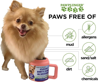 No-Mess Portable Dog Paw Washer & Plunger Cup