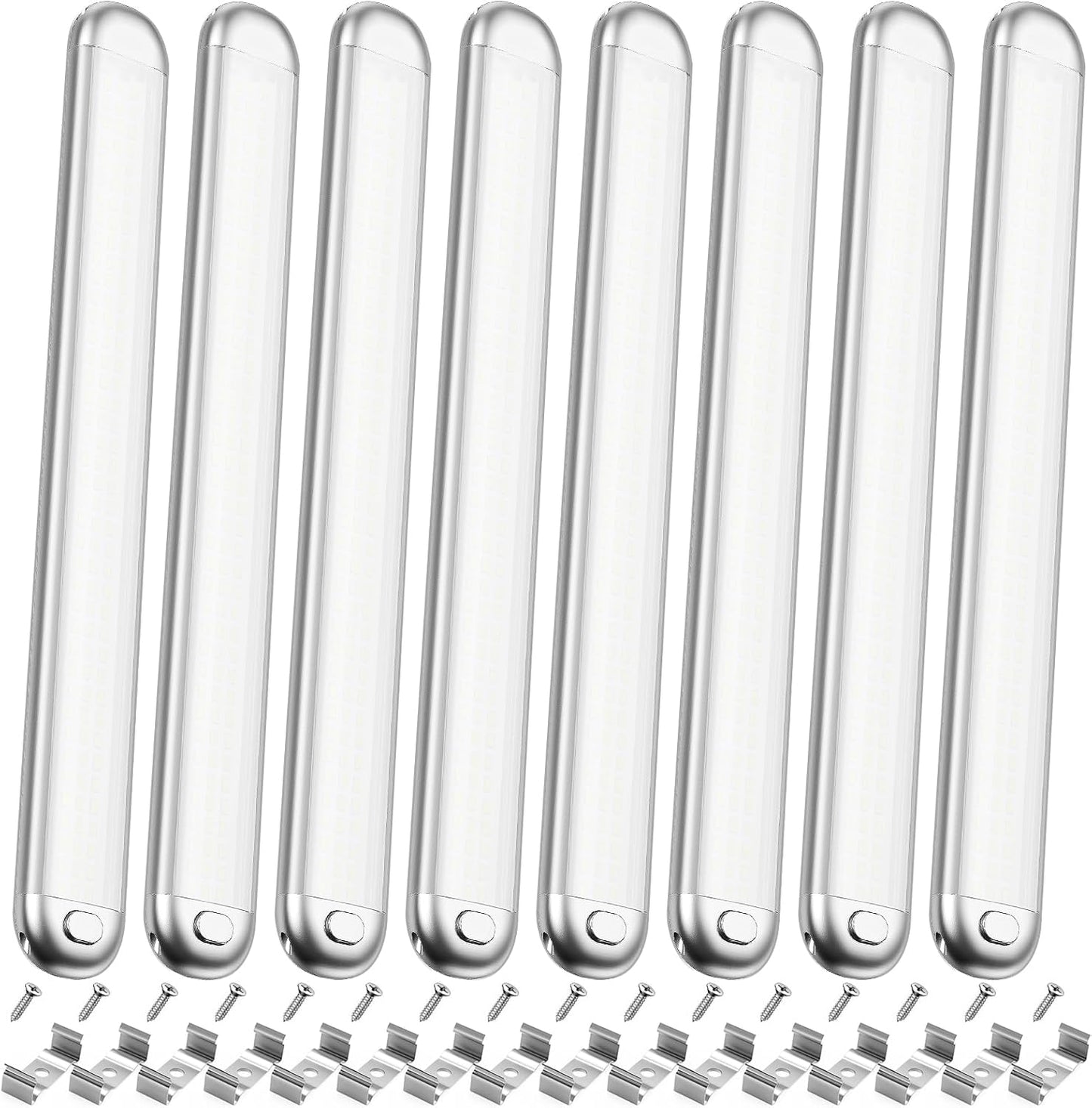 6-Pack 12V LED Interior Light Bars | 1500LM Bright White Camper Van & RV Lighting