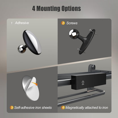Rechargeable 360° Magnetic Wall Sconce & Portable Flashlight (2-Pack)
