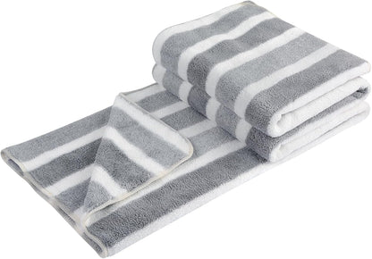 Dog Towel Super Absorbent Pet Bath Towel Microfiber Dog Drying Towel for Small, Medium, Large Dogs and Cats 30Inch X 50Inch Purple