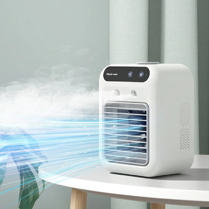 Personal Evaporative Air Cooler & Humidifier | Portable AC Fan for Van Life & Camping