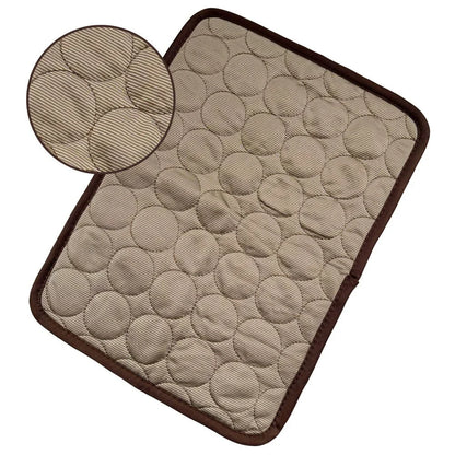 Portable Ice Silk Pet Cooling Mat | Summer Travel Bed for Camp Dogs & Cats