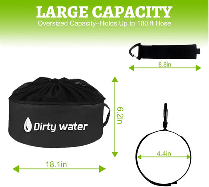 4-Pack Waterproof RV Hose & Cord Storage Bags | Utility Organization Set