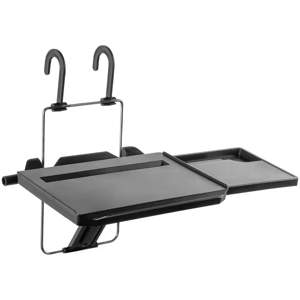 Height Adjustable Steering Wheel & Headrest Laptop Tray | Ergonomic Mobile Car Desk