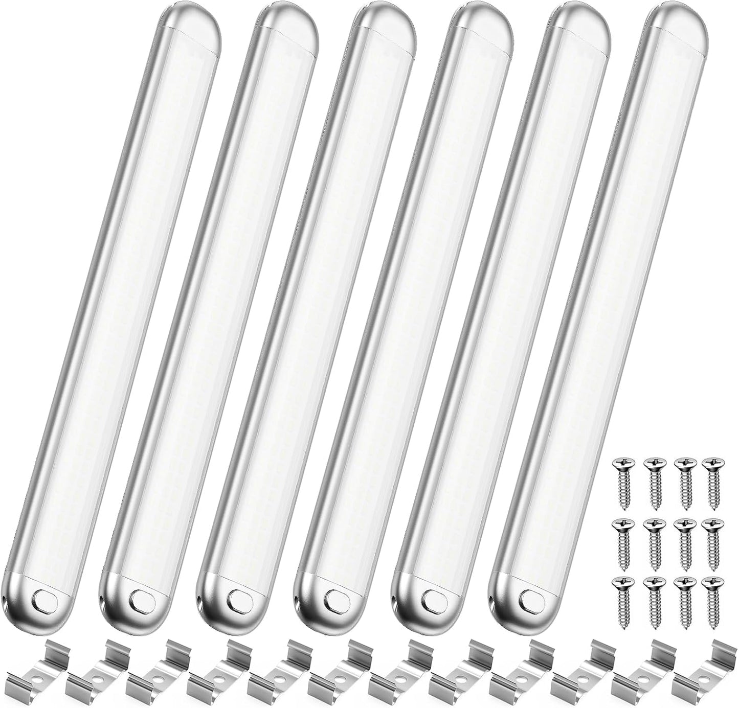 6-Pack 12V LED Interior Light Bars | 1500LM Bright White Camper Van & RV Lighting