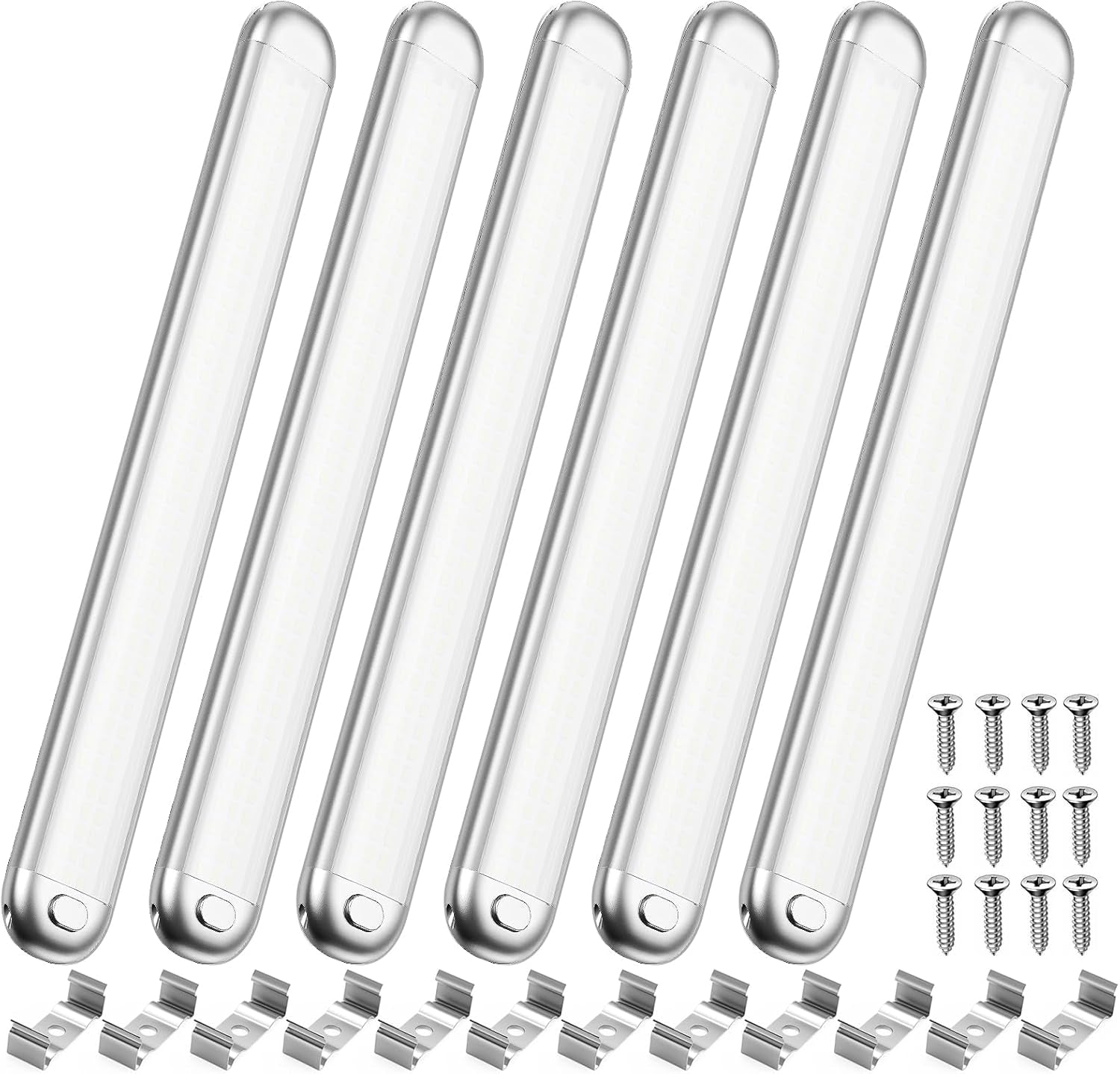 6-Pack 12V LED Interior Light Bars | 1500LM Bright White Camper Van & RV Lighting