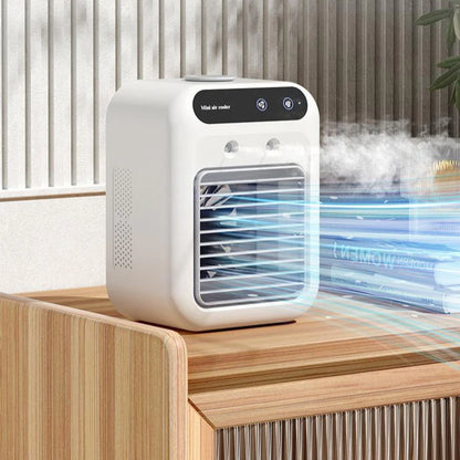 Personal Evaporative Air Cooler & Humidifier | Portable AC Fan for Van Life & Camping