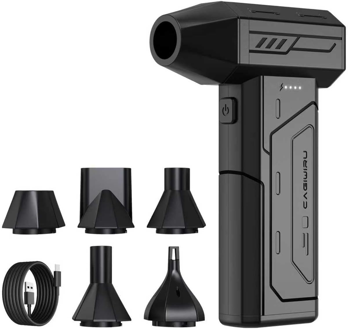 130,000 RPM Cordless Compressed Air Duster | Rechargeable RV & Tech Cleaning Blower