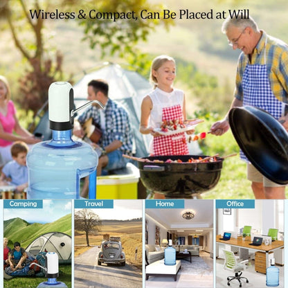 Portable USB Rechargeable Electric Water Pump for 3-5 Gallon Jugs