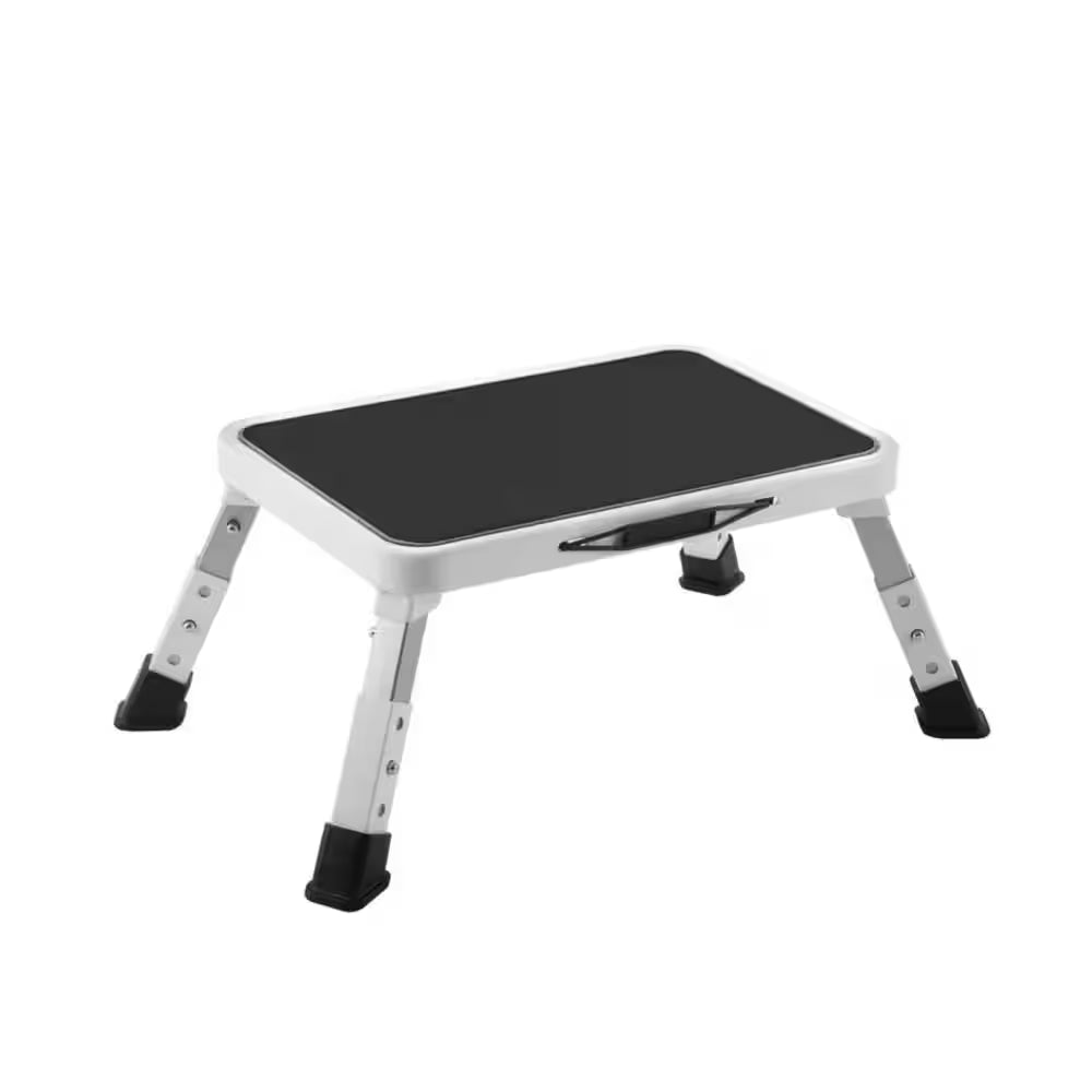 1 .25 Ft. Metal Folding Work Platform with Non-Slip Platform, 330 Lbs. Load Capacity